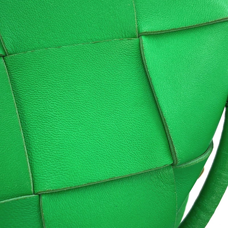ボッテガヴェネタ ショルダーバッグ マキシイントレチャート ミニ カセット カメラバッグ ラムスキン 701915 BOTTEGA VENETA