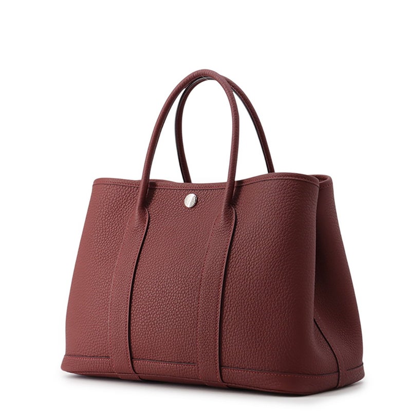 エルメス トートバッグ ガーデンパーティTPM ルージュアッシュ/シルバー金具 ネゴンダ G刻印 HERMES