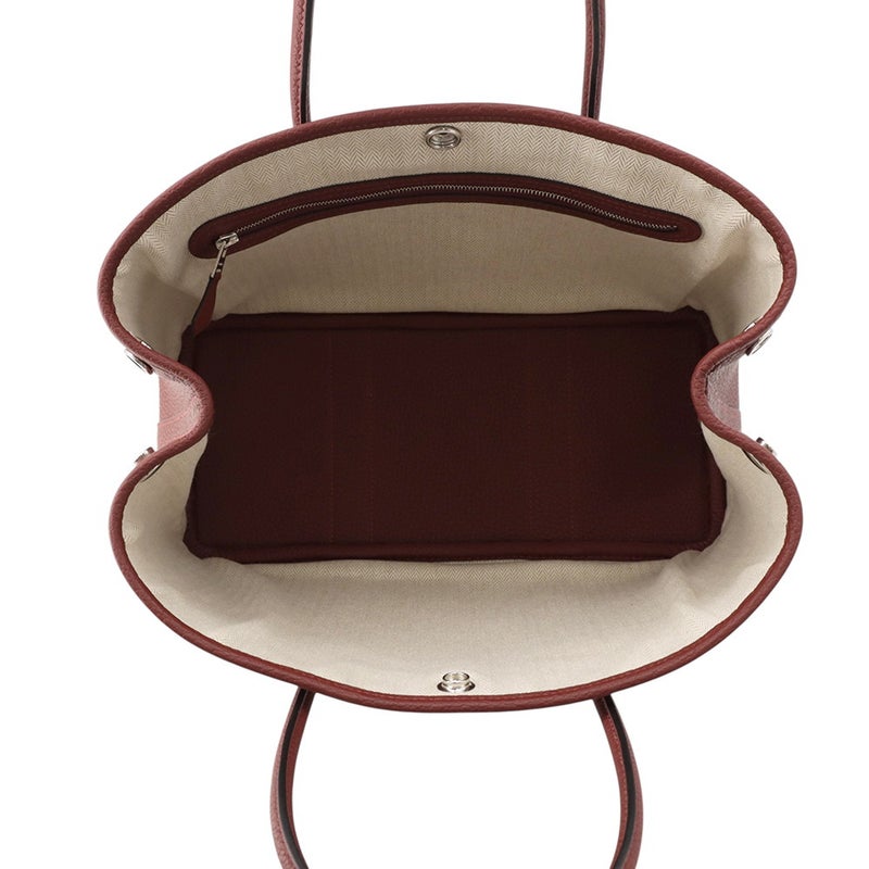 エルメス トートバッグ ガーデンパーティTPM ルージュアッシュ/シルバー金具 ネゴンダ G刻印 HERMES