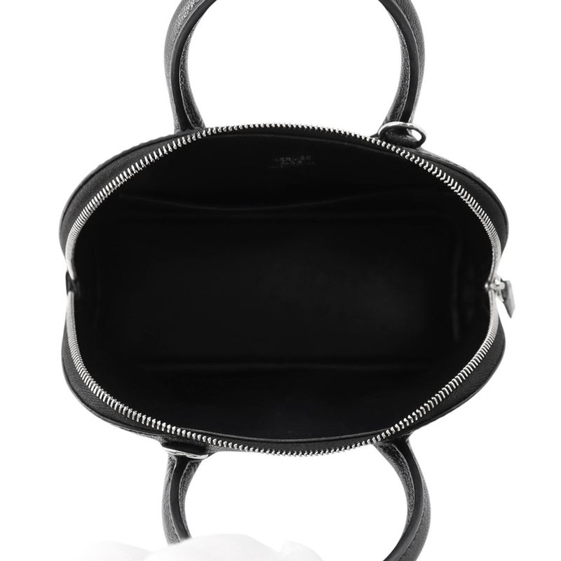 エルメス ボリード1923 ミニ ブラック/シルバー金具 シェブルミゾル K刻印 HERMES 2wayショルダー 黒