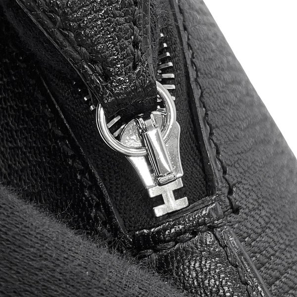 エルメス ボリード1923 ミニ ブラック/シルバー金具 シェブルミゾル K刻印 HERMES 2wayショルダー 黒