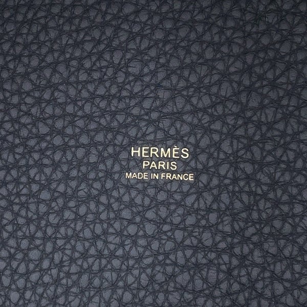 エルメス ハンドバッグ ピコタンロックPM グリミスティ/シャンパンゴールド金具 トリヨンクレマンス K刻印 HERMES
