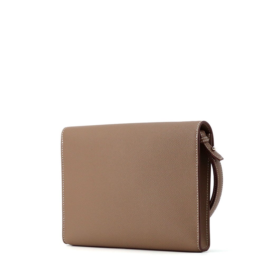 【希少】HERMES I エルメス / クラッチバッグ エルメス クラッチバッグ サック ア デペッシュ24 エトゥープ/シルバー