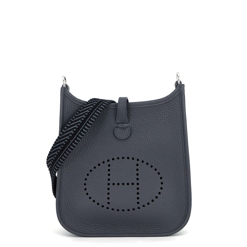 エルメス ショルダーバッグ エブリンTPM 111cm グリミスティ/シルバー金具 トリヨンクレマンス K刻印 HERMES Evelyne
