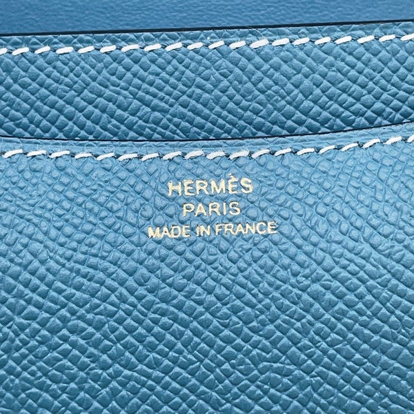 エルメス ショルダーバッグ ミニ コンスタンス3 ミロワール ニューブルージーン/ゴールド金具 エプソン W刻印 HERMES