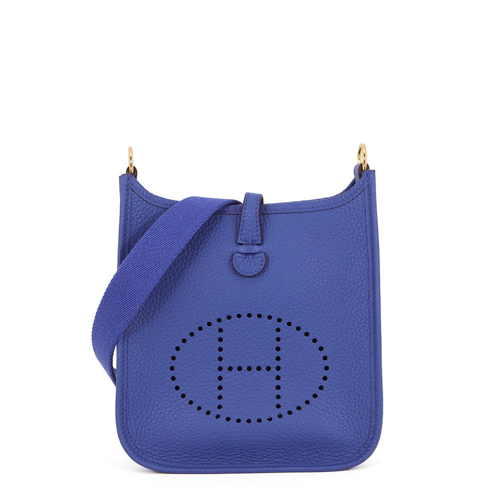 エルメス エブリン TPM ブルー　ブルーザンジバル　新品未使用品　HERMES HERMES Evelyn TPM 