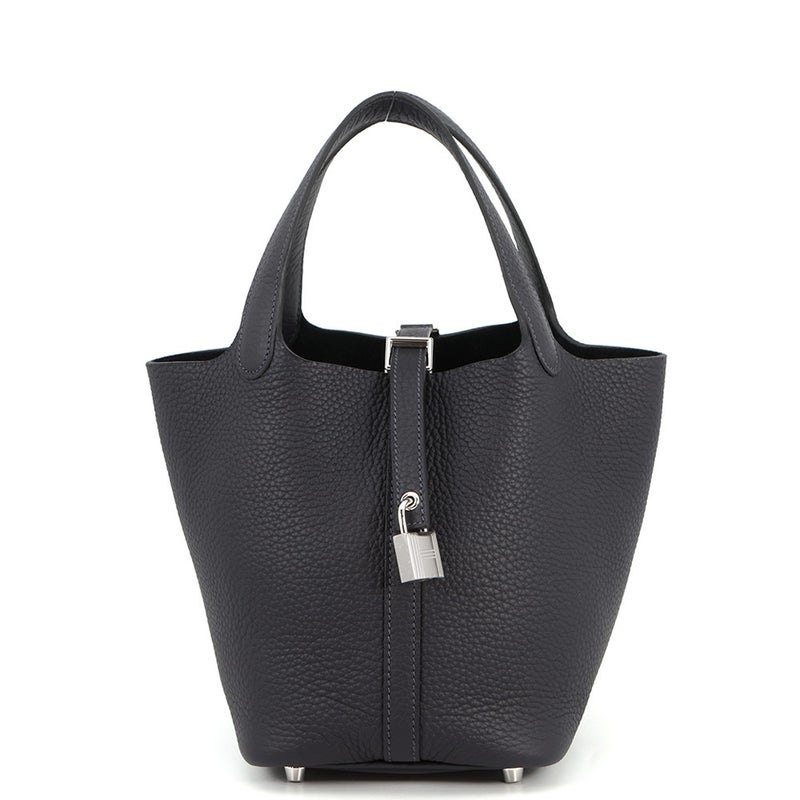 エルメス ハンドバッグ ピコタンロックPM キャバン/シルバー金具 トリヨンクレマンス G刻印 HERMES トートバッグ