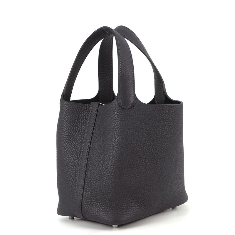 エルメス ハンドバッグ ピコタンロックPM キャバン/シルバー金具 トリヨンクレマンス G刻印 HERMES トートバッグ