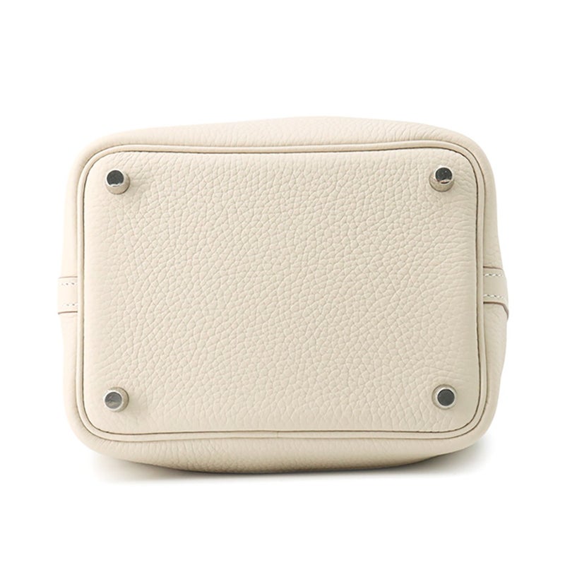 エルメス ハンドバッグ ピコタンロックPM クレ/シルバー金具 トリヨンクレマンス K刻印 HERMES