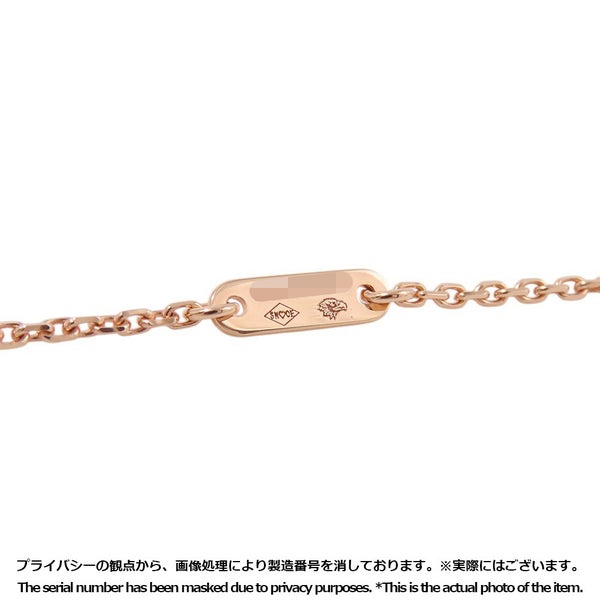 ヴァンクリーフ＆アーペル ネックレス スウィート アルハンブラ ペンダント カーネリアン K18PGピンクゴールド VCARN59M00