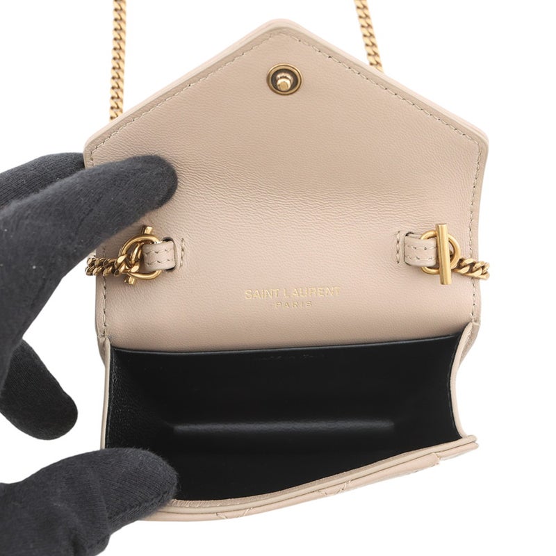 サンローランパリ チェーンショルダーバッグ ゲイビー マイクロ レザー 685612 SAINT LAURENT PARIS