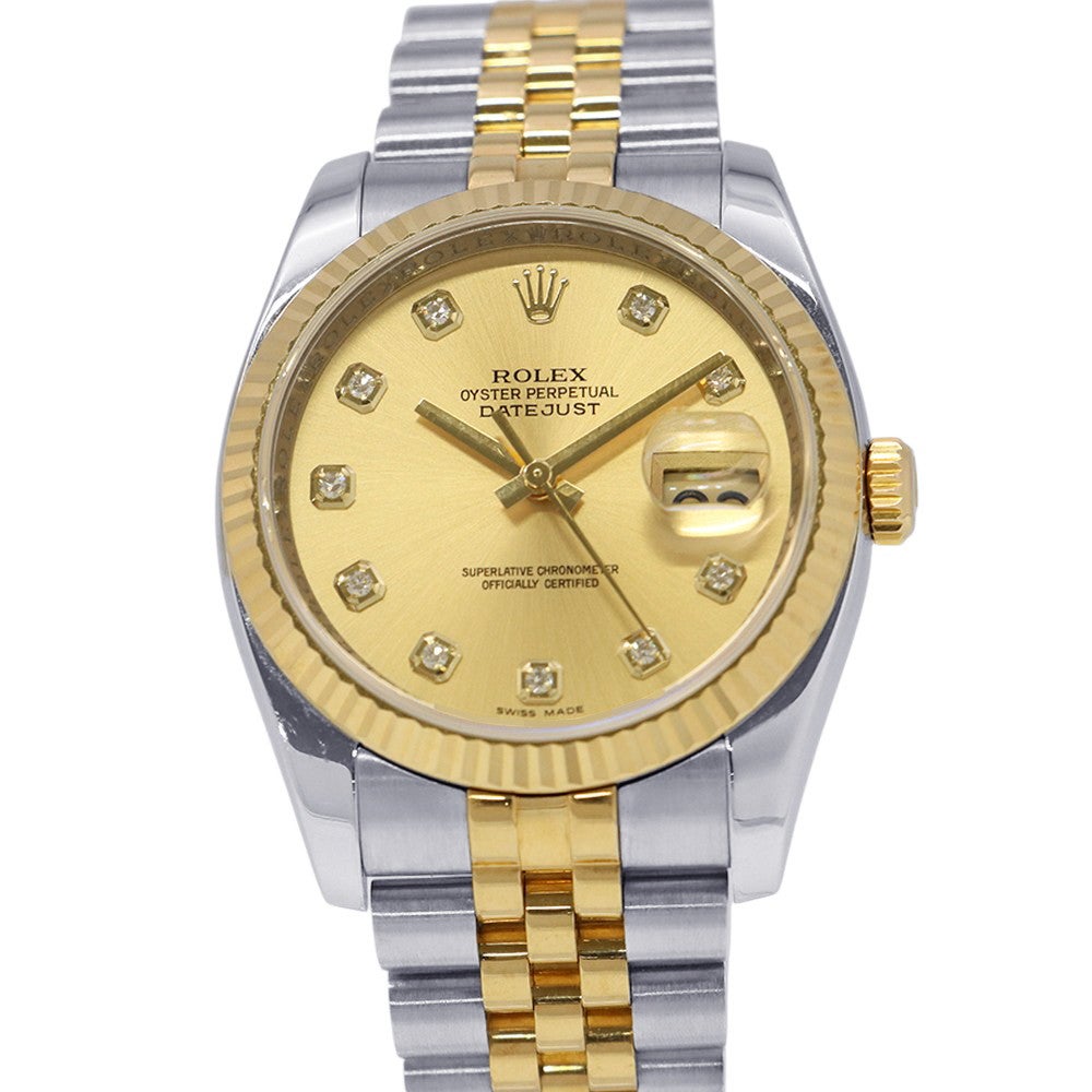 ロレックス デイトジャスト G番 SS/K18YG 116233G ROLEX 腕時計