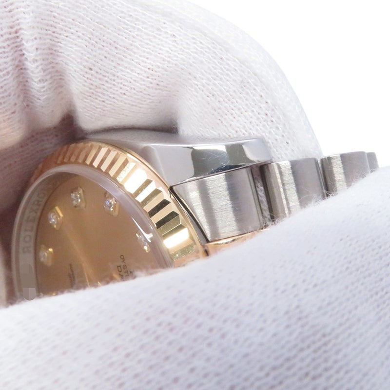 ロレックス デイトジャスト G番 SS/K18YG 116233G ROLEX 腕時計 シャンパン文字盤 10Pダイヤ