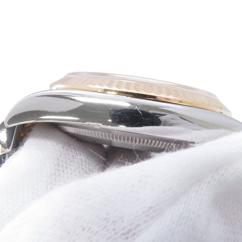 ロレックス デイトジャスト G番 SS/K18YG 116233G ROLEX 腕時計 シャンパン文字盤 10Pダイヤ