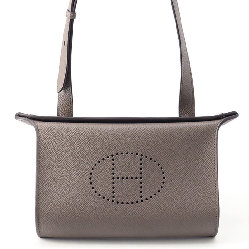 エルメス ショルダーバッグ ヴィドポッシュ エタン/シルバー金具 エプソン K刻印 HERMES