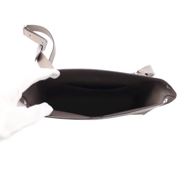 エルメス ショルダーバッグ ヴィドポッシュ エタン/シルバー金具 エプソン K刻印 HERMES