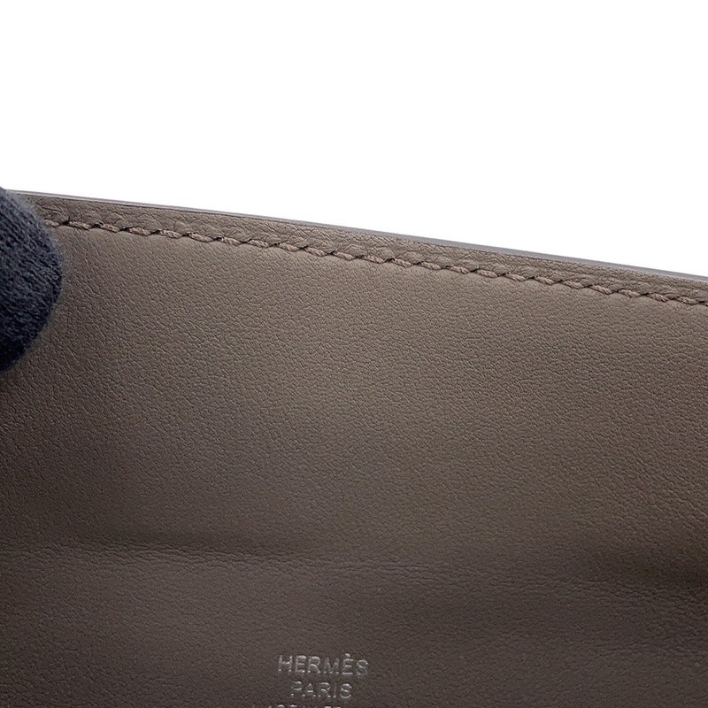 エルメス ショルダーバッグ ヴィドポッシュ エタン/シルバー金具 エプソン K刻印 HERMES