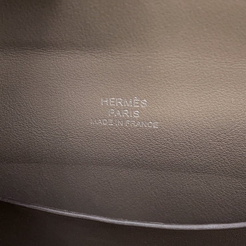 エルメス ショルダーバッグ ヴィドポッシュ エタン/シルバー金具 エプソン K刻印 HERMES