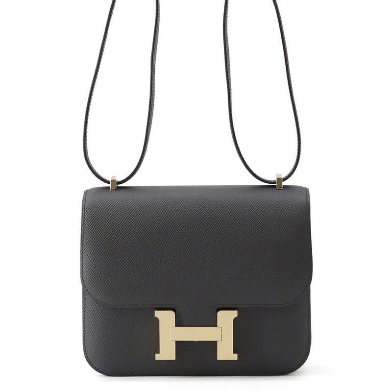 エルメス ショルダーバッグ ミニ コンスタンス3 ミロワール プロン/シャンパンゴールド金具 エプソン K刻印 HERMES