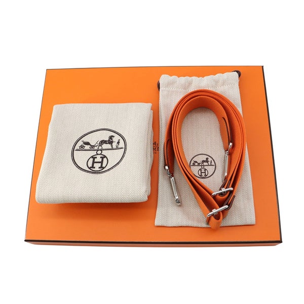 エルメス ショルダーバッグ エブリン3 23 オレンジ/シルバー金具 トリヨンクレマンス K刻印 HERMES
