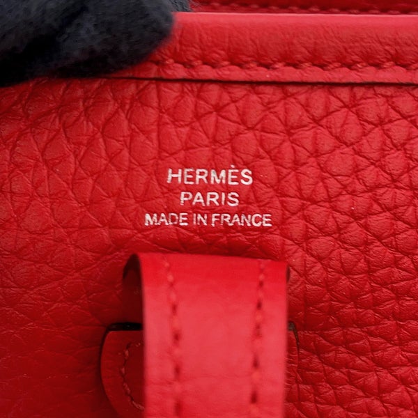 エルメス ショルダーバッグ エブリンTPM 111cm ルージュラデュー/シルバー金具 トリヨンクレマンス K刻印 HERMES
