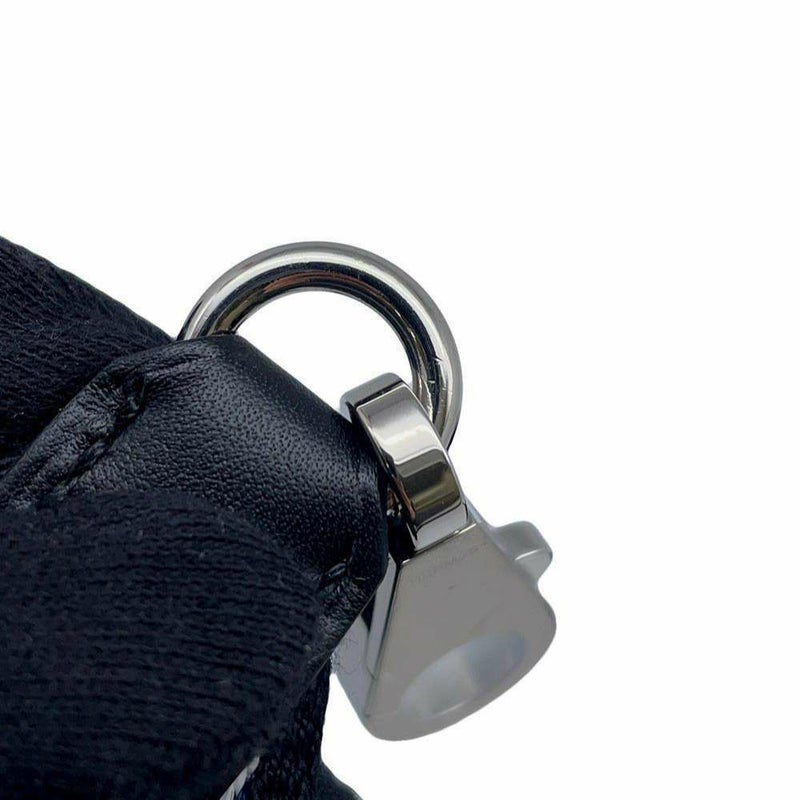 エルメス ショルダーストラップ バンドリエール サングル アレグロ ブラック/バンブー/ホワイト/ブルーインディゴ/シルバー金具 Z刻印