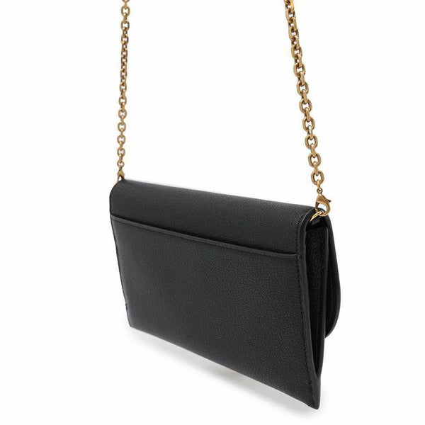 クリスチャン・ディオール チェーンウォレット サドル ロング レザー S5614CBAA Christian Dior 黒