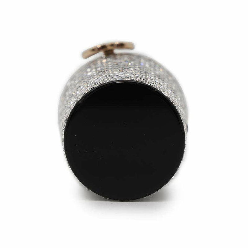 シャネル リップケース ラインストーン B21 K AB7103 CHANEL チェーン 黒