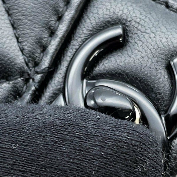 シャネル ハンドバッグ マトラッセ ココマーク ラムスキン AS5243 CHANEL 2wayショルダーバッグ 黒