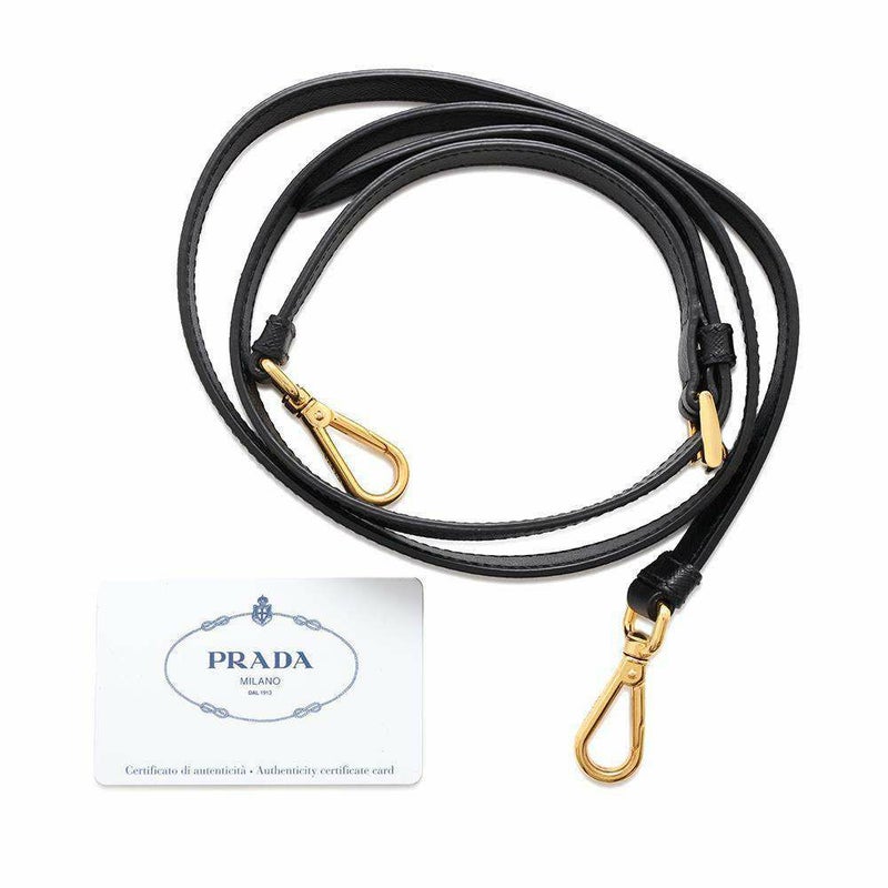 プラダ ショルダーバッグ トライアングルロゴ ナイロン 1BH933 PRADA 黒