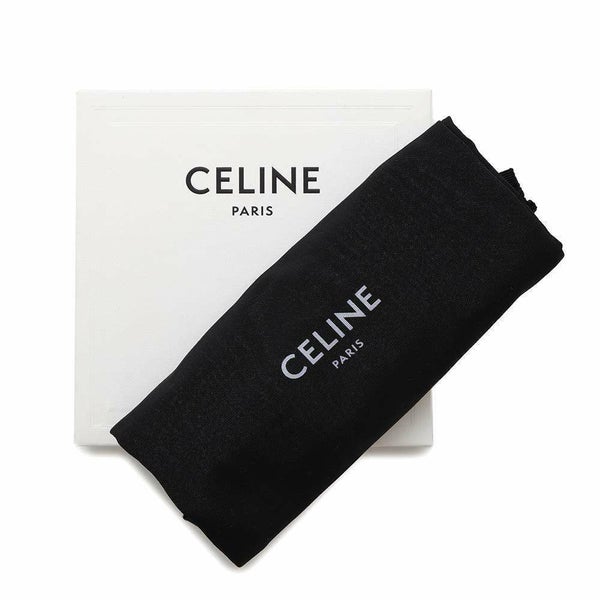 セリーヌ コインケース Cチャーム レザー 10B663BFL CELINE 財布 コンパクトウォレット 黒