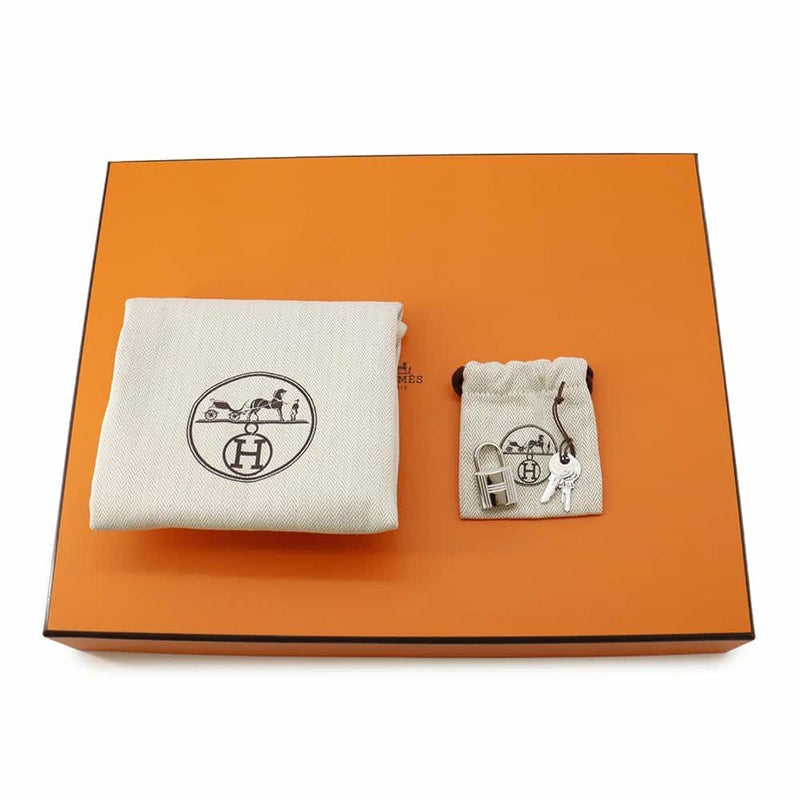 エルメス ハンドバッグ ピコタンロックMM エトゥープ/シルバー金具 トリヨンクレマンス B刻印