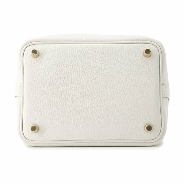 エルメス ハンドバッグ ピコタンロックPM グリスペール/ゴールド金具 トリヨンクレマンス W刻印