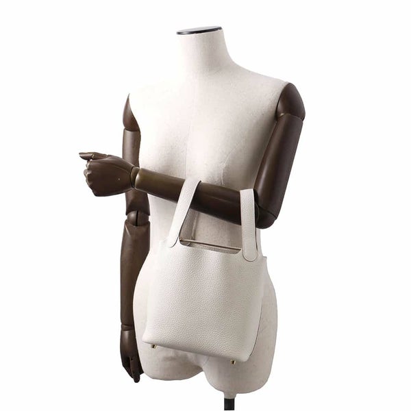 エルメス ハンドバッグ ピコタンロックPM グリスペール/ゴールド金具 トリヨンクレマンス W刻印