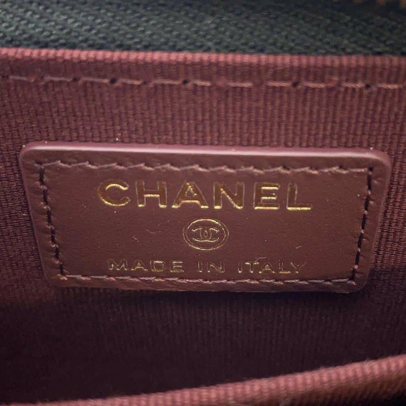 シャネル コインケース マトラッセ ココマーク キャビアスキン AP0216 財布 小銭入れ ラウンドファスナー 黒