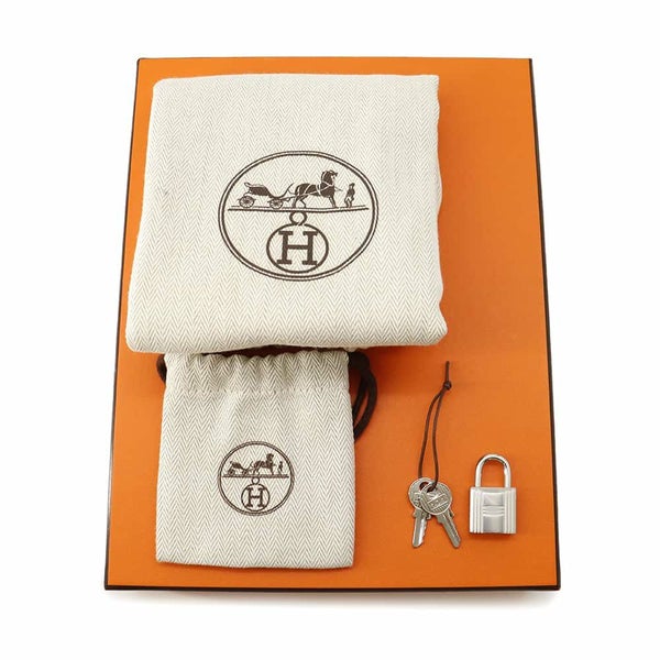 エルメス ハンドバッグ ピコタンロックPM グリモワイヤン/ブラック/シルバー金具 フェルト/スイフト U刻印 黒