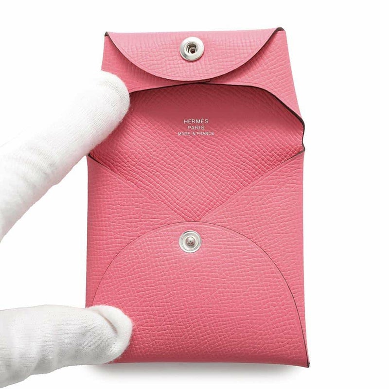 エルメス コインケース バスティア ローズアザレ エプソン W刻印 HERMES 財布