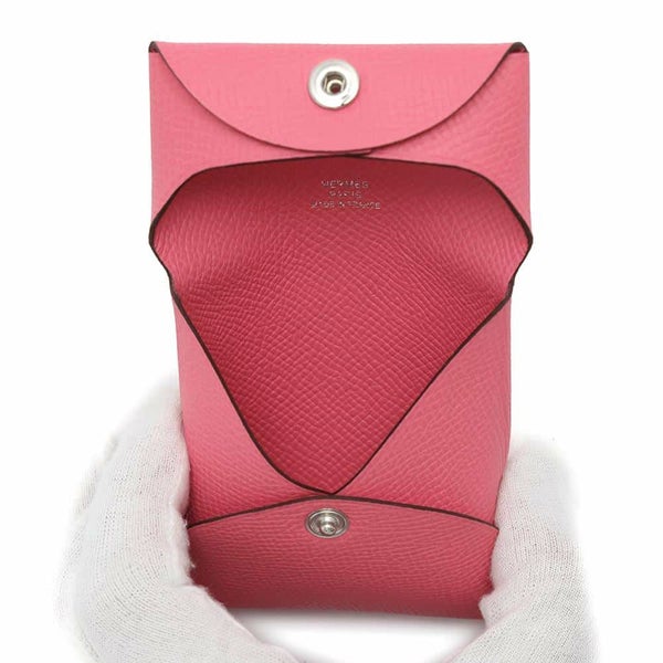 エルメス コインケース バスティア ローズアザレ エプソン W刻印 HERMES 財布