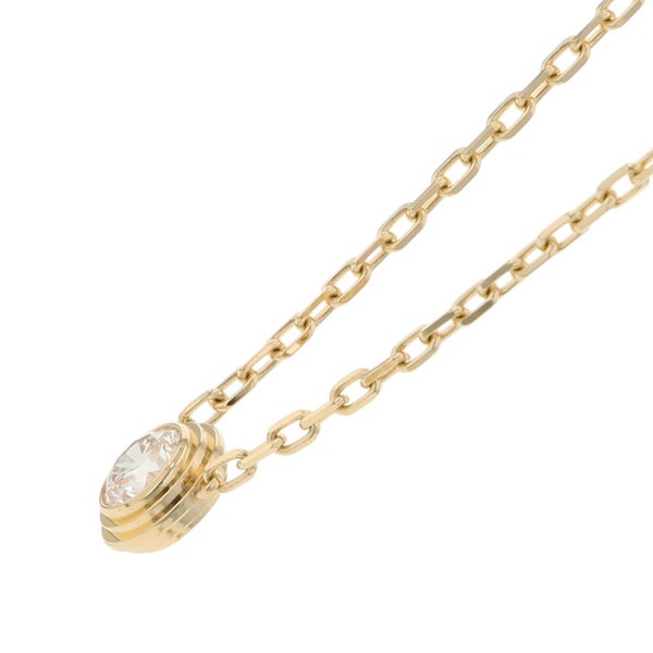 カルティエ ネックレス ダムール ラージモデル ダイヤモンド 1P 計0.18ct K18YGイエローゴールド B7215500 Cartier