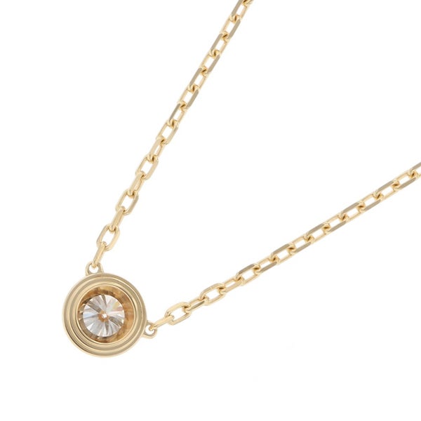 カルティエ ネックレス ダムール ラージモデル ダイヤモンド 1P 計0.18ct K18YGイエローゴールド B7215500 Cartier