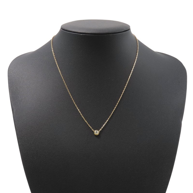 カルティエ ネックレス ダムール ラージモデル ダイヤモンド 1P 計0.18ct K18YGイエローゴールド B7215500 Cartier