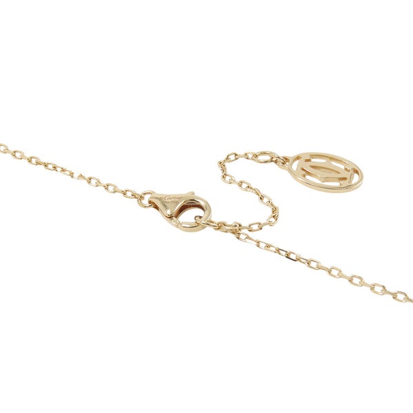 カルティエ ネックレス ダムール ラージモデル ダイヤモンド 1P 計0.18ct K18YGイエローゴールド B7215500 Cartier