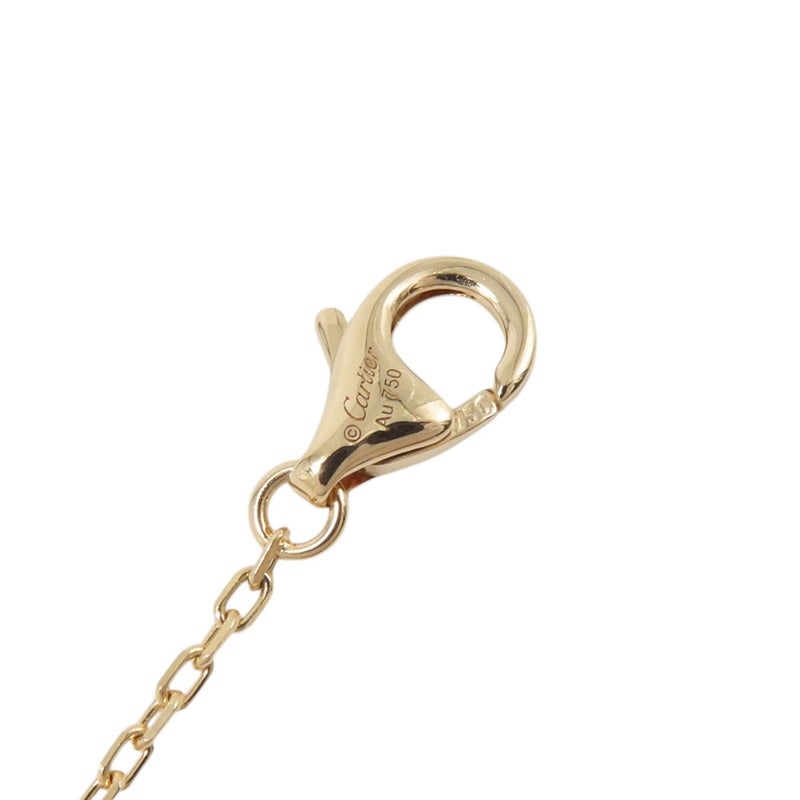 カルティエ ネックレス ダムール ラージモデル ダイヤモンド 1P 計0.18ct K18YGイエローゴールド B7215500 Cartier