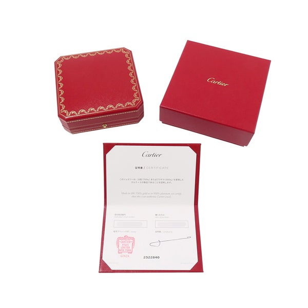 カルティエ ネックレス ダムール ラージモデル ダイヤモンド 1P 計0.18ct K18YGイエローゴールド B7215500 Cartier