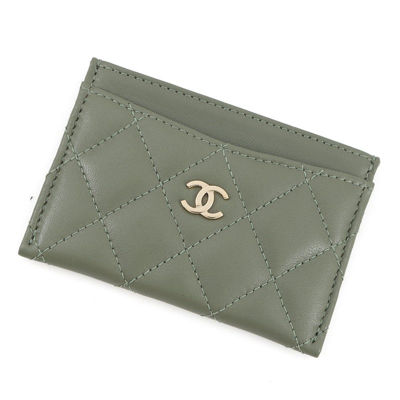 シャネル カードケース クラシック マトラッセ ココマーク ラムスキン AP0213 CHANEL 定期入れ