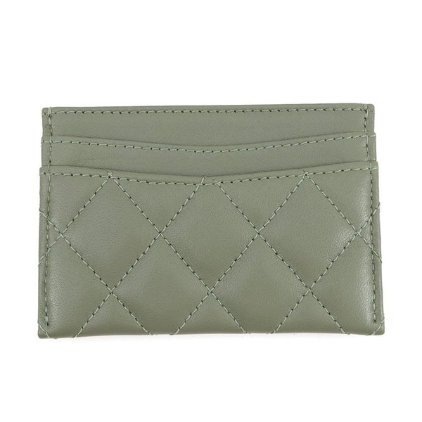 シャネル カードケース クラシック マトラッセ ココマーク ラムスキン AP0213 CHANEL 定期入れ