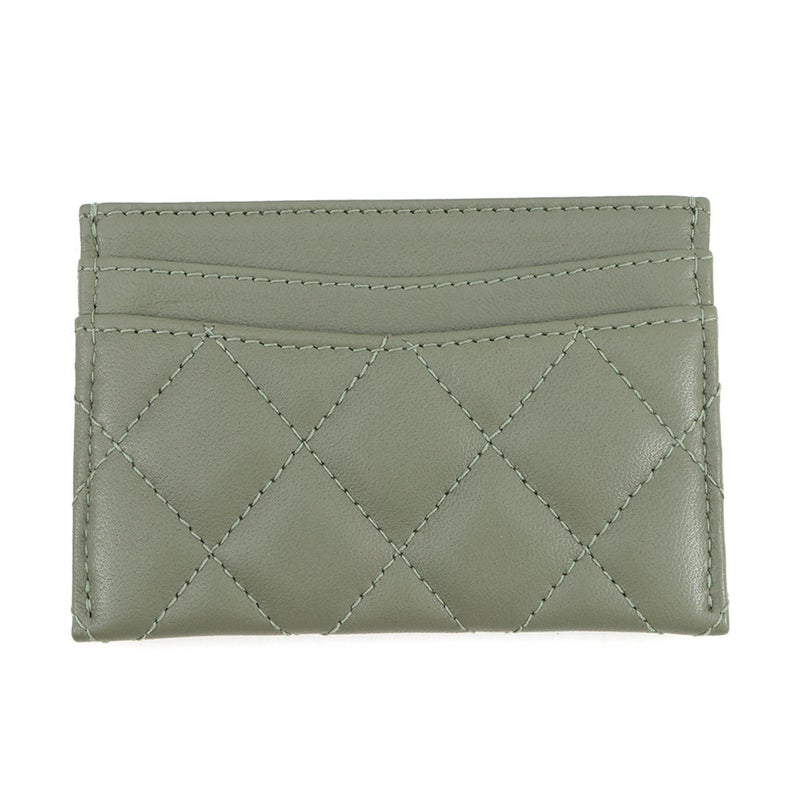 シャネル カードケース クラシック マトラッセ ココマーク ラムスキン AP0213 CHANEL 定期入れ