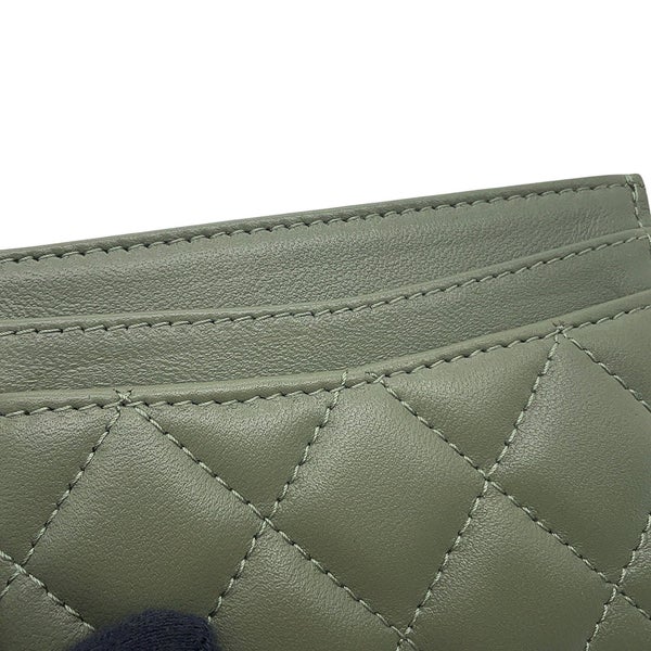 シャネル カードケース クラシック マトラッセ ココマーク ラムスキン AP0213 CHANEL 定期入れ