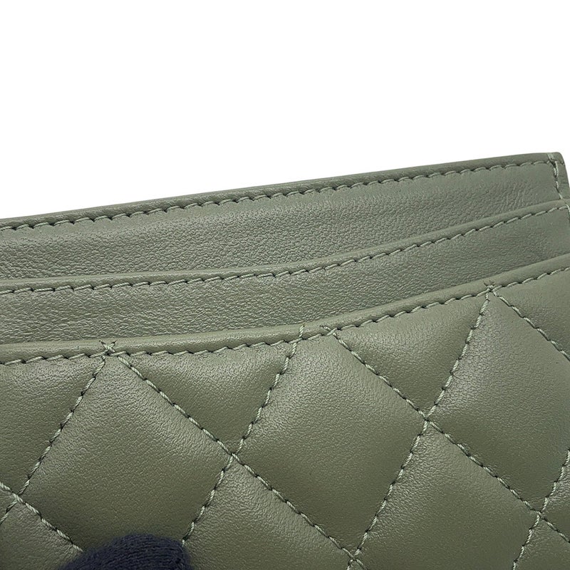 シャネル カードケース クラシック マトラッセ ココマーク ラムスキン AP0213 CHANEL 定期入れ
