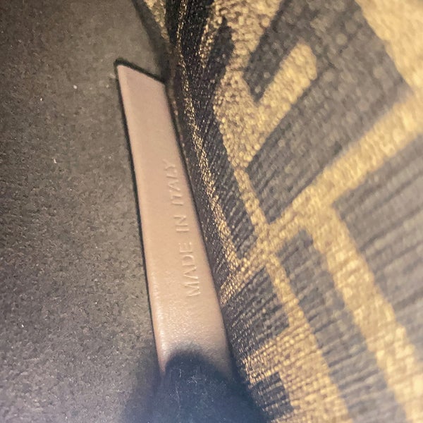 フェンディ ハンドバッグ ピーカブー ズッカ ビジネスバッグ キャンバス/レザー 7VA599 FENDI 2wayリュック 黒